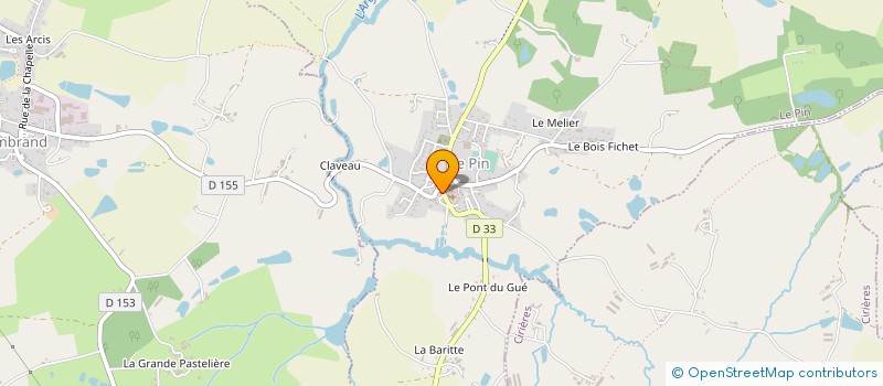 localisation de l'entreprise MONSIEUR FRANCOIS BERNARD  LE PIN