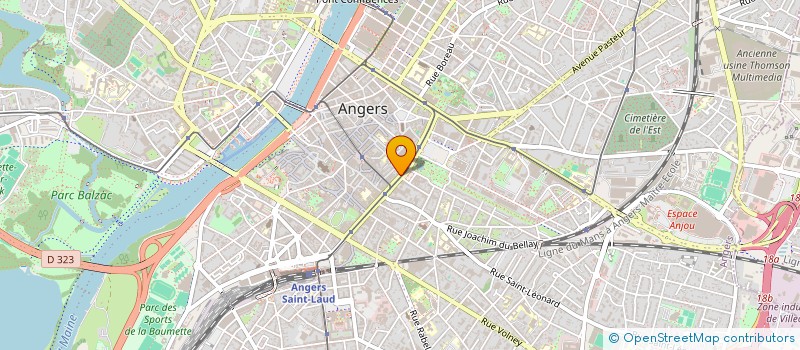 localisation de l'entreprise MONSIEUR FRANCOIS BERNARD à ANGERS