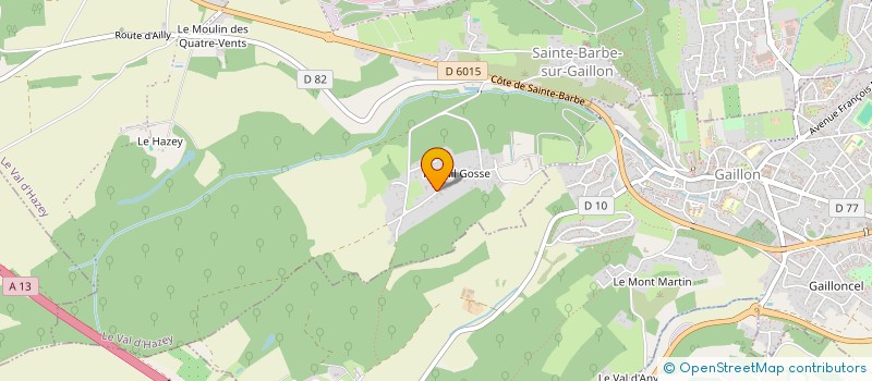 localisation de l'entreprise MONSIEUR FRANCOIS BERNARDO  LE VAL D'HAZEY