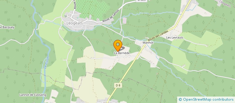 localisation de l'entreprise MONSIEUR FRANCOIS BERNARDON  LA BREDE