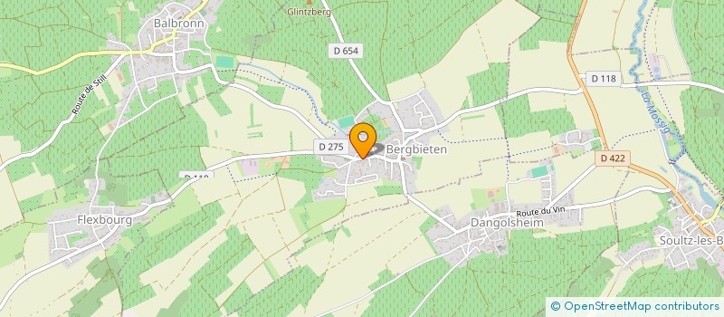 localisation de l'entreprise MONSIEUR FRANCOIS BERNHARD  BERGBIETEN