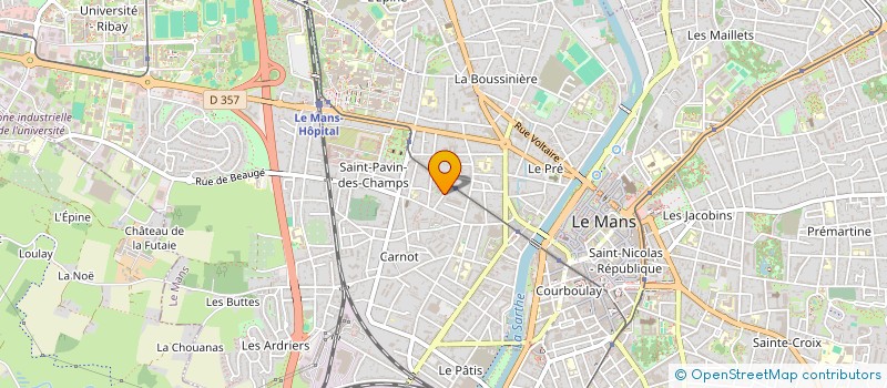 localisation de l'entreprise MONSIEUR FRANCOIS BERNY à LE MANS