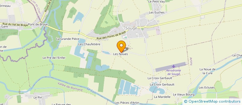 localisation de l'entreprise MONSIEUR FRANCOIS BERTHEREAU à SOUGE