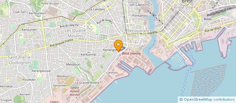 localisation de l'entreprise MONSIEUR FRANCOIS BERTHIER à BREST
