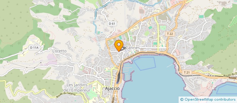 localisation de l'entreprise MONSIEUR FRANCOIS BERTI à AJACCIO