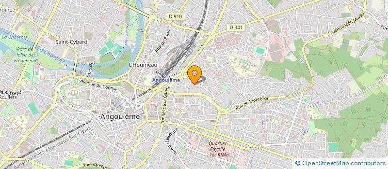 localisation de l'entreprise MONSIEUR FRANCOIS BERTIN  ANGOULEME