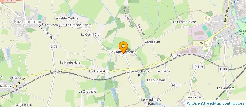 localisation de l'entreprise MONSIEUR FRANCOIS BERTRAND  ROZ-LANDRIEUX