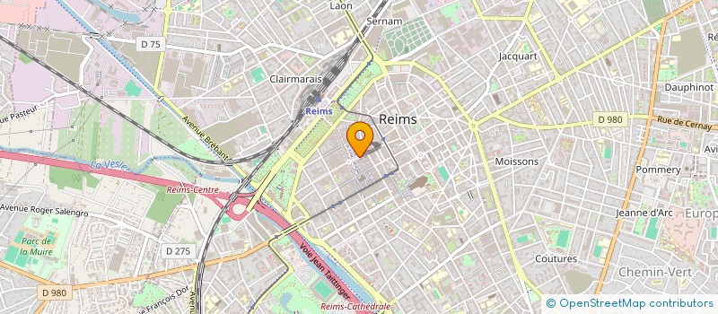 localisation de l'entreprise MONSIEUR FRANCOIS BERTRAND  REIMS