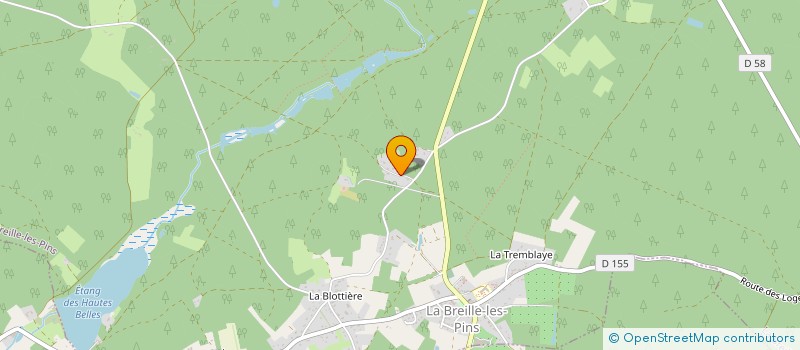 localisation de l'entreprise MONSIEUR FRANCOIS BERTRAND  LA BREILLE-LES-PINS