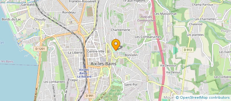 localisation de l'entreprise MONSIEUR FRANCOIS BESSE  AIX-LES-BAINS