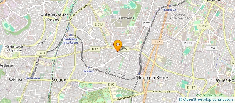 localisation de l'entreprise MONSIEUR FRANCOIS BESSERON à SCEAUX