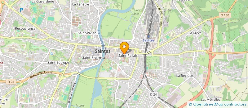 localisation de l'entreprise MONSIEUR FRANCOIS BESSON à SAINTES
