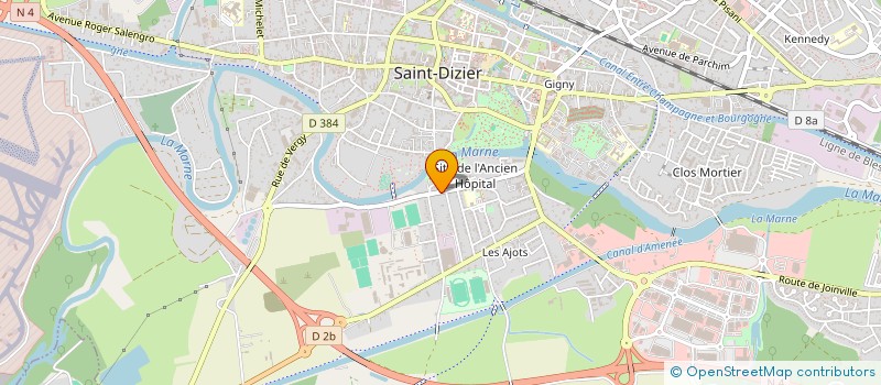 localisation de l'entreprise MONSIEUR FRANCOIS BEUZELIN à SAINT-DIZIER