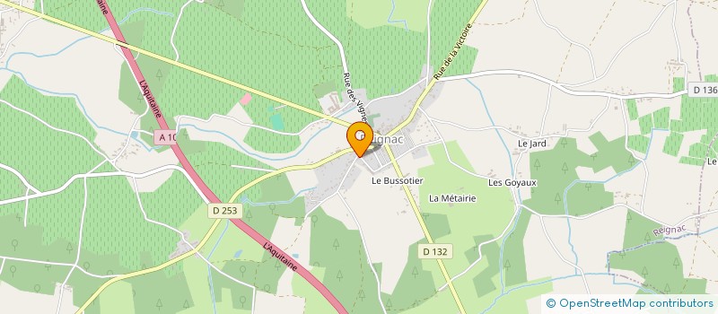localisation de l'entreprise MONSIEUR FRANCOIS BEVINETTO à REIGNAC