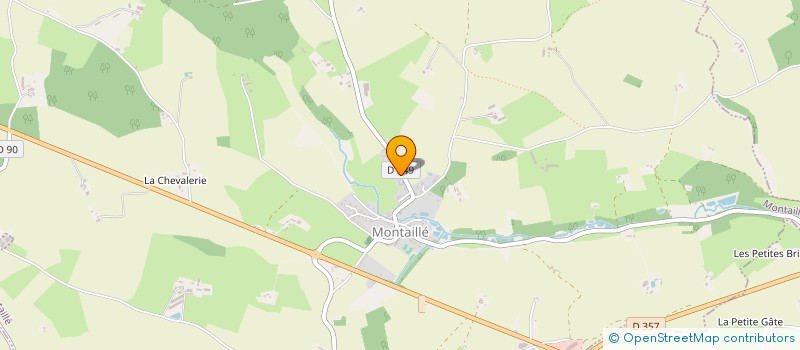 localisation de l'entreprise MONSIEUR FRANCOIS BEZARD  MONTAILLE