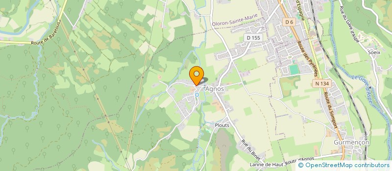 localisation de l'entreprise MONSIEUR FRANCOIS BIELSA GARCES  AGNOS