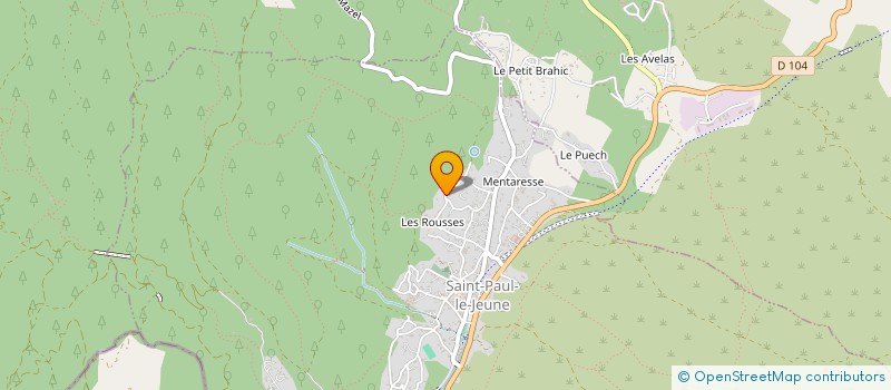 localisation de l'entreprise MONSIEUR FRANCOIS BIETRY  SAINT-PAUL-LE-JEUNE