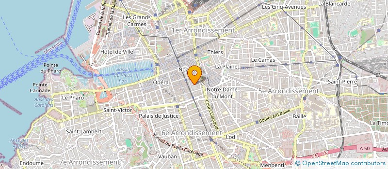 localisation de l'entreprise MONSIEUR FRANCOIS BILLAUD à MARSEILLE 6