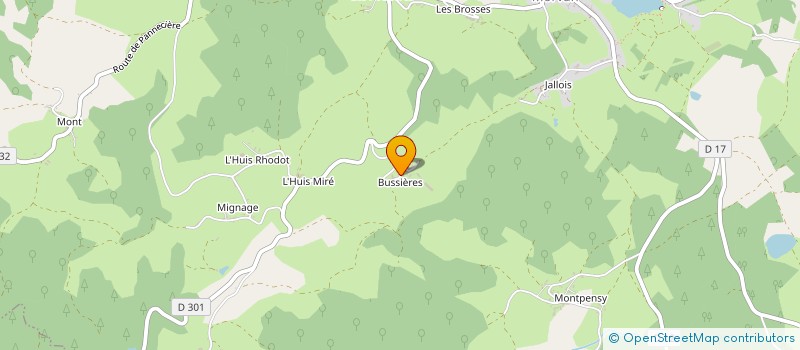 localisation de l'entreprise MONSIEUR FRANCOIS BILLEBAULT à OUROUX EN MORVAN