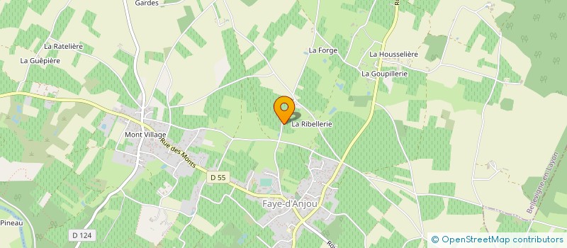 localisation de l'entreprise MONSIEUR FRANCOIS BILLEROT  BELLEVIGNE-EN-LAYON