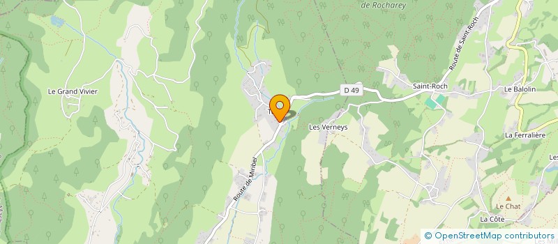 localisation de l'entreprise MONSIEUR FRANCOIS BILLION-GRAND  SAINT-AUPRE