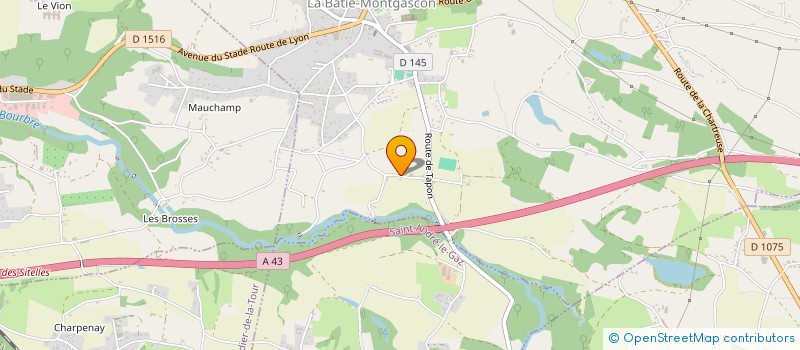 localisation de l'entreprise MONSIEUR FRANCOIS BILLON-GALLAND  LA BATIE-MONTGASCON