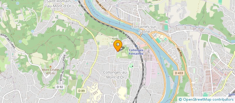 localisation de l'entreprise MONSIEUR FRANCOIS BILLOT  COLLONGES-AU-MONT-D'OR