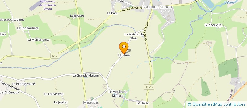 localisation de l'entreprise MONSIEUR FRANCOIS BIZOT à MEAUCE