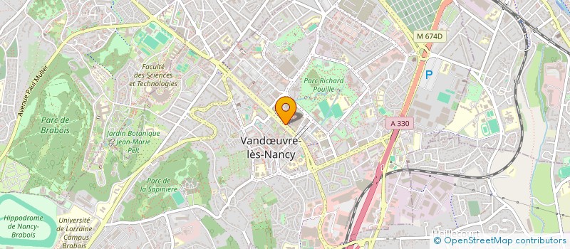 localisation de l'entreprise MONSIEUR FRANCOIS BLAISON  VANDUVRE-LES-NANCY