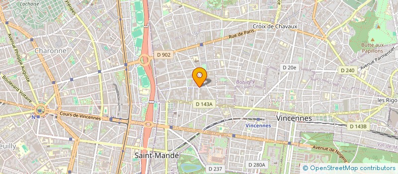 localisation de l'entreprise MONSIEUR FRANCOIS BLANC à MONTREUIL