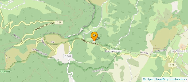 localisation de l'entreprise MONSIEUR FRANCOIS BLANC à SAINTE-EULALIE-EN-ROYANS