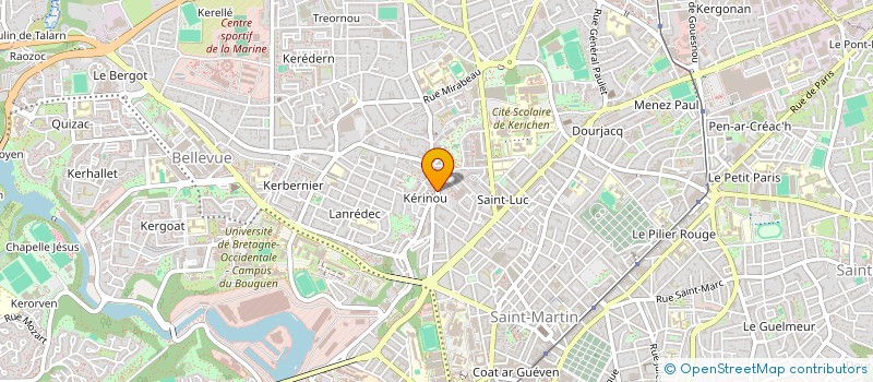localisation de l'entreprise MONSIEUR FRANCOIS BLANC à BREST