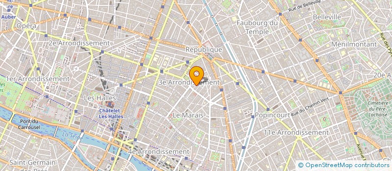 localisation de l'entreprise MONSIEUR FRANCOIS BLANC à PARIS