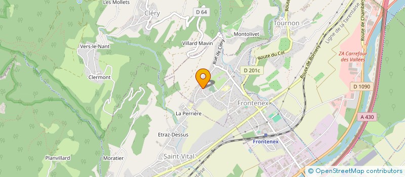 localisation de l'entreprise MONSIEUR FRANCOIS BLANC  FRONTENEX