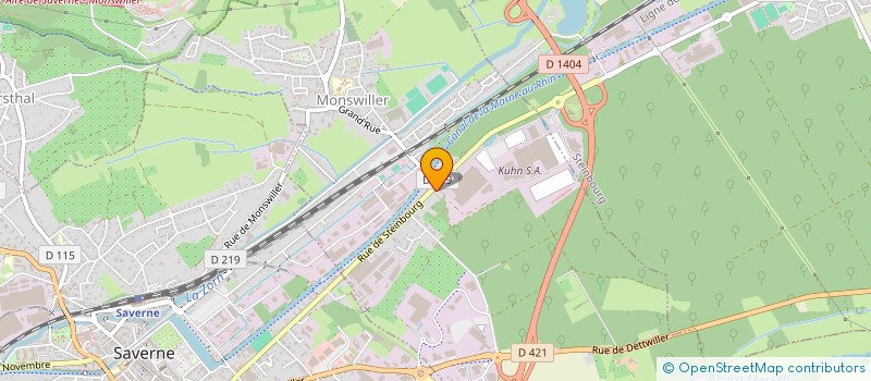 localisation de l'entreprise MONSIEUR FRANCOIS BLANC  MONSWILLER