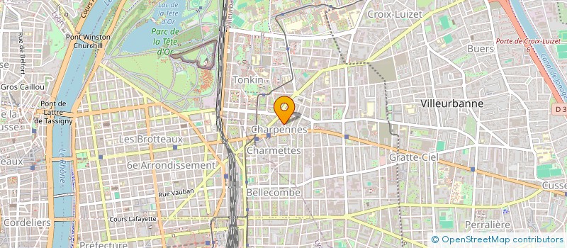 localisation de l'entreprise MONSIEUR FRANCOIS BLANC-COQUAND  VILLEURBANNE