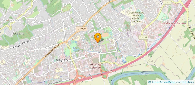 localisation de l'entreprise MONSIEUR FRANCOIS BLANC-JOUVAN à MEYLAN
