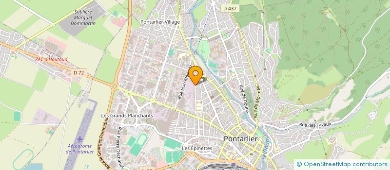 localisation de l'entreprise MONSIEUR FRANCOIS BLANCK à PONTARLIER