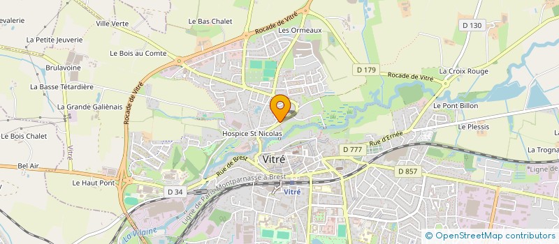 localisation de l'entreprise MONSIEUR FRANCOIS BLANDEAU à VITRE
