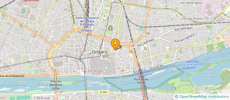 localisation de l'entreprise MONSIEUR FRANCOIS BLAS à ORLEANS