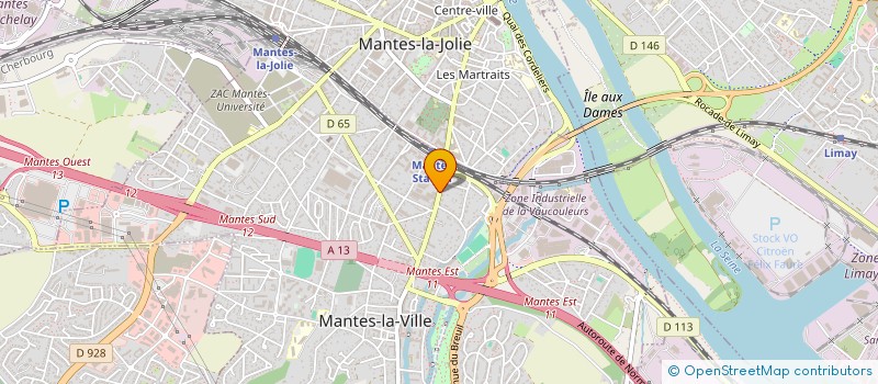 localisation de l'entreprise MONSIEUR FRANCOIS BLOCH à MANTES-LA-VILLE