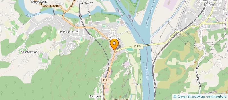 localisation de l'entreprise MONSIEUR FRANCOIS BLONDEL  VIVIERS