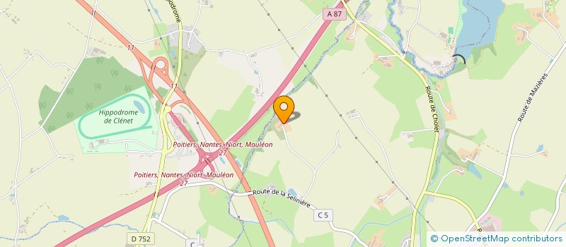 localisation de l'entreprise MONSIEUR FRANCOIS BLOUIN  SAINT-CHRISTOPHE-DU-BOIS