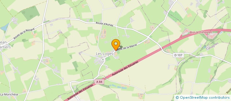 localisation de l'entreprise MONSIEUR FRANCOIS BLUSSEAU  LES LOGES