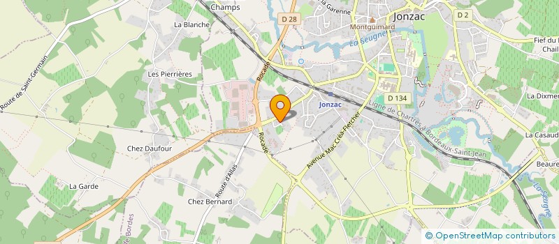 localisation de l'entreprise MONSIEUR FRANCOIS BOCQUEL  JONZAC