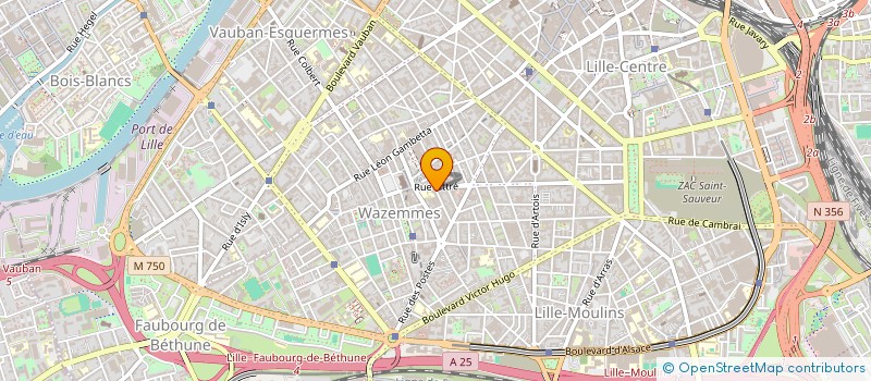 localisation de l'entreprise MONSIEUR FRANCOIS BODART à LILLE