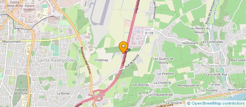 localisation de l'entreprise MONSIEUR FRANCOIS BODIER  TOURS
