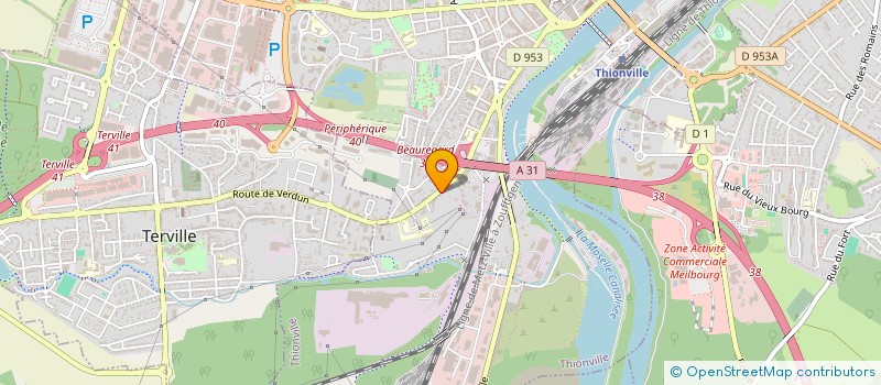 localisation de l'entreprise MONSIEUR FRANCOIS BODIN  THIONVILLE