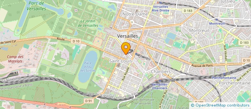 localisation de l'entreprise MONSIEUR FRANCOIS BOESSE à VERSAILLES