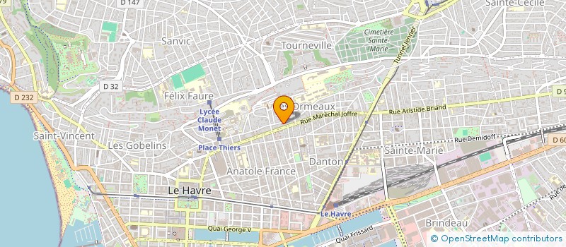 localisation de l'entreprise MONSIEUR FRANCOIS BOHU  LE HAVRE